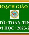 KHGD TỔ 23 24